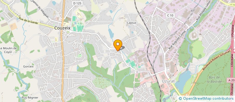 localisation de l'entreprise SOCIETE CIVILE LUBENHU à COUZEIX
