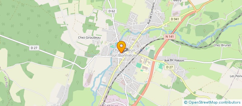 localisation de l'entreprise SOCIETE CIVILE LUCAS ET CHLOE  CHASSENEUIL-SUR-BONNIEURE