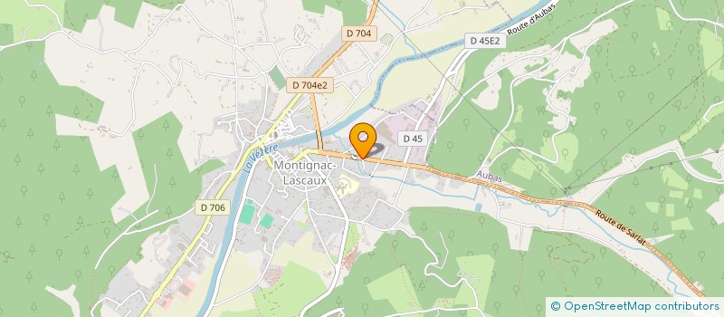 localisation de l'entreprise SOCIETE CIVILE LUCE & BAPT à MONTIGNAC-LASCAUX