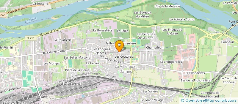 localisation de l'entreprise SOCIETE CIVILE LUDSYLLAU  LA VILLE-AUX-DAMES