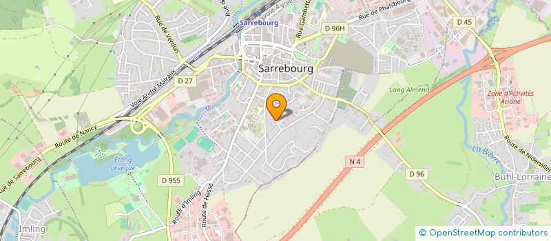 localisation de l'entreprise SOCIETE CIVILE LUPIN  SARREBOURG