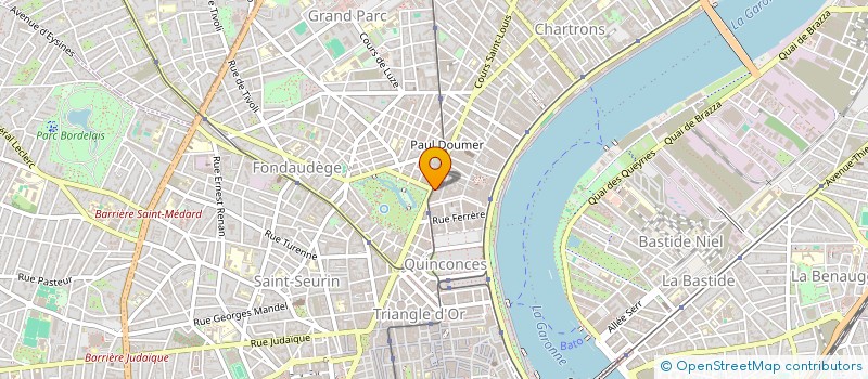 localisation de l'entreprise SOCIETE CIVILE LUZ  BORDEAUX