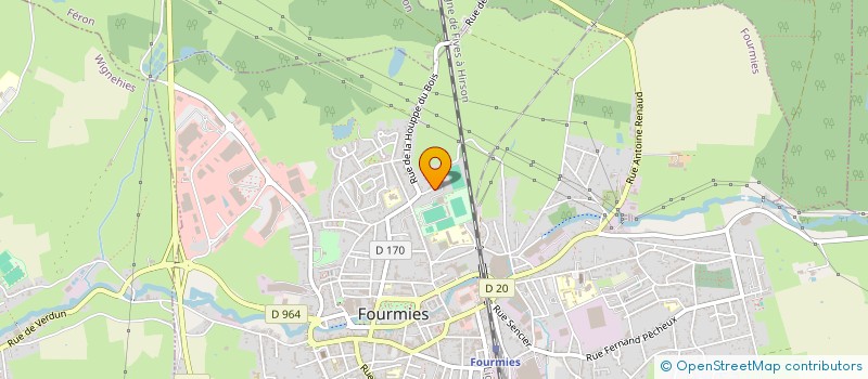 localisation de l'entreprise SOCIETE CIVILE LVS  FOURMIES