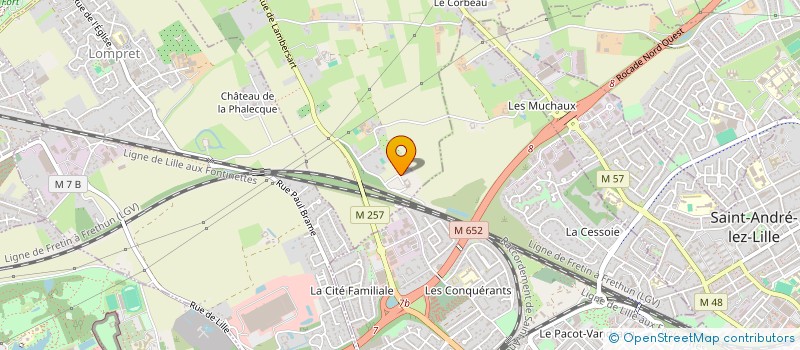 localisation de l'entreprise SOCIETE CIVILE LVSP  SAINT-ANDRE-LEZ-LILLE