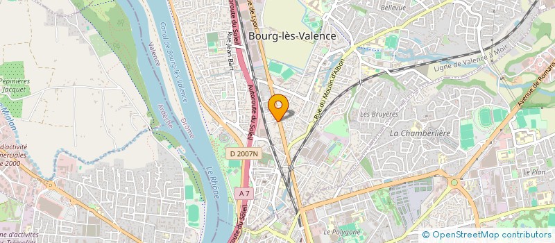 localisation de l'entreprise SOCIETE CIVILE M.A.L.T  BOURG-LES-VALENCE