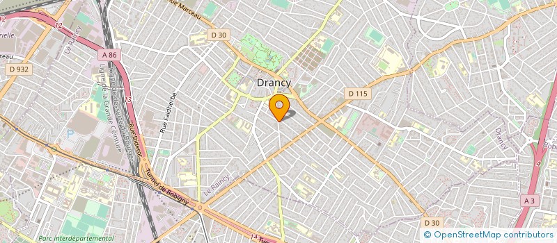 localisation de l'entreprise SOCIETE CIVILE M B D  DRANCY