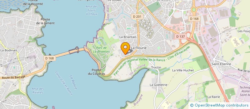 localisation de l'entreprise SOCIETE CIVILE M.B.N.C  SAINT-MALO