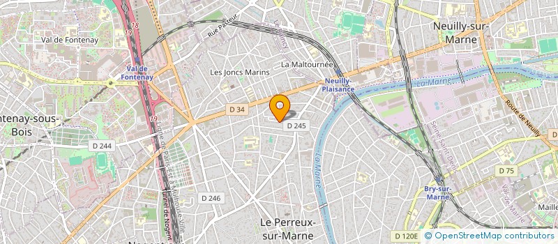 localisation de l'entreprise SOCIETE CIVILE M.C.I  LE PERREUX-SUR-MARNE