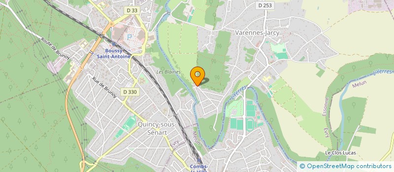 localisation de l'entreprise SOCIETE CIVILE M D QUINCY ET PAR ABREVIATION SCI M D QUINCY  VARENNES-JARCY
