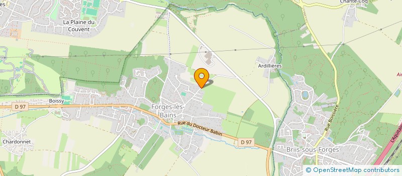 localisation de l'entreprise SOCIETE CIVILE M.P.C.  FORGES-LES-BAINS