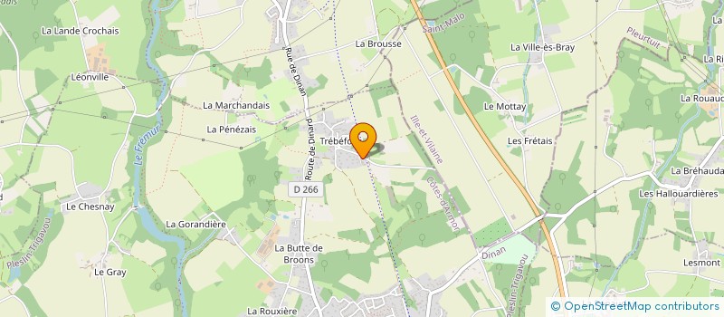 localisation de l'entreprise SOCIETE CIVILE M&Y INVEST  PLESLIN TRIGAVOU