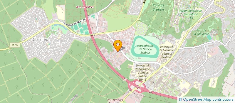 localisation de l'entreprise SOCIETE CIVILE M006  VANDUVRE-LES-NANCY