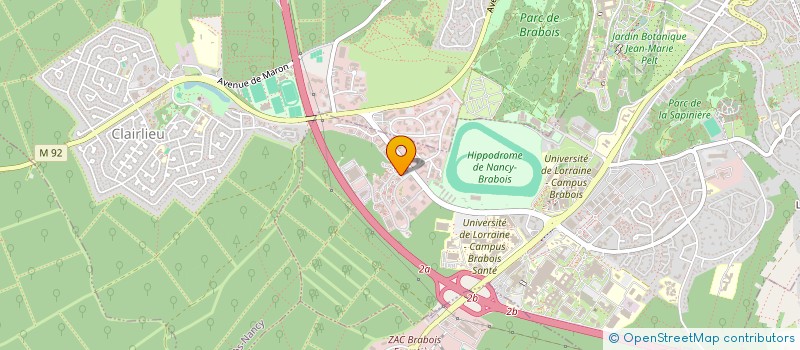 localisation de l'entreprise SOCIETE CIVILE M007  VANDUVRE-LES-NANCY