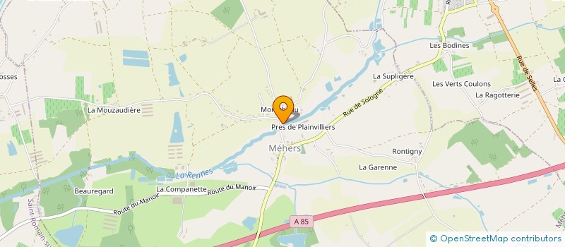 localisation de l'entreprise SOCIETE CIVILE MADRE RAGONNET  MEHERS