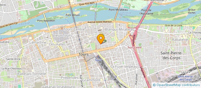 localisation de l'entreprise SOCIETE CIVILE MAGENTA  TOURS