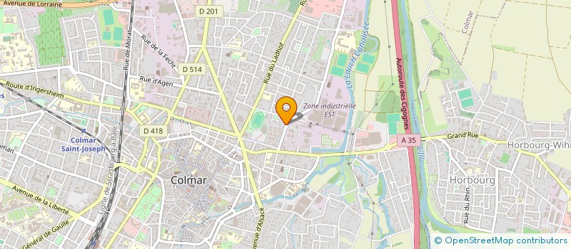 localisation de l'entreprise SOCIETE CIVILE MAGIM  COLMAR