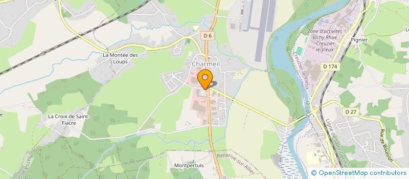 localisation de l'entreprise SOCIETE CIVILE MAQUIN à CHARMEIL