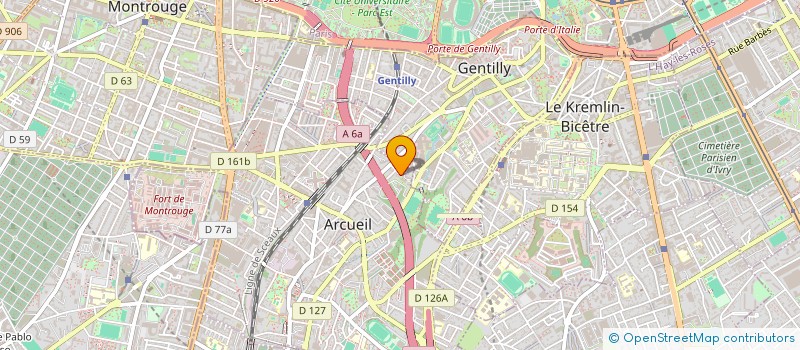 localisation de l'entreprise SOCIETE CIVILE MARANNI 2  ARCUEIL
