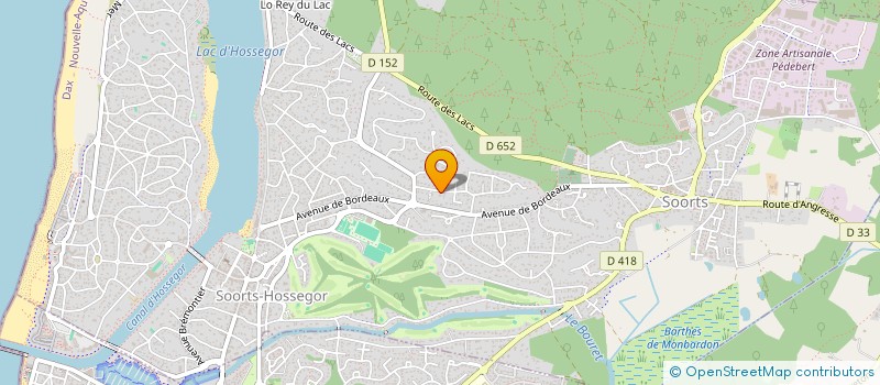 localisation de l'entreprise SOCIETE CIVILE MARCDIDIER IV à SOORTS-HOSSEGOR