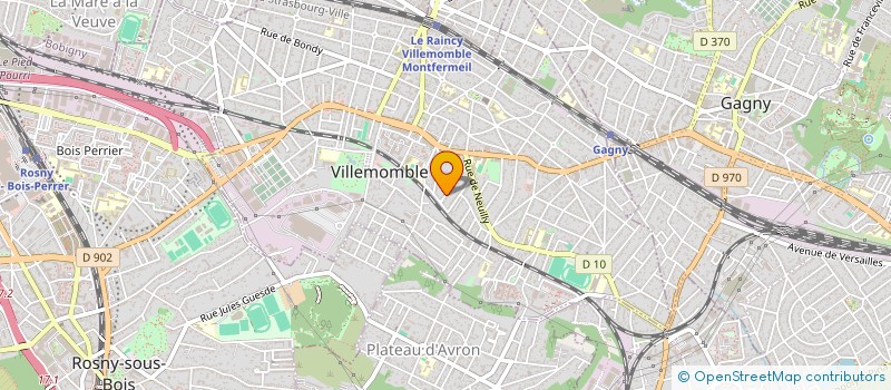 localisation de l'entreprise SOCIETE CIVILE MARCEAU LES APPRETS à VILLEMOMBLE