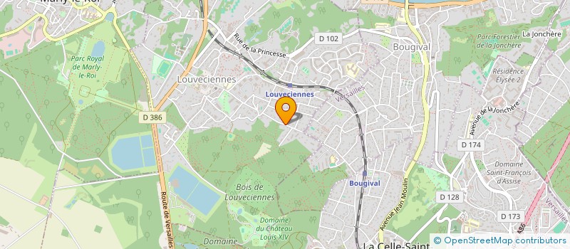 localisation de l'entreprise SOCIETE CIVILE MARGUERITE DE FLANDRE  LOUVECIENNES