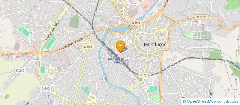 localisation de l'entreprise SOCIETE CIVILE MARIE ANDREE à MONTLUCON