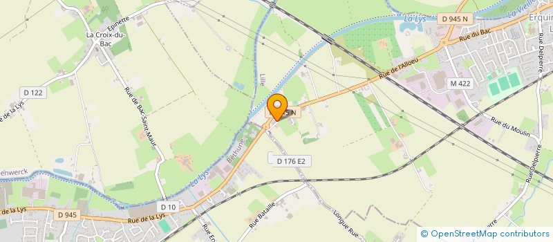 localisation de l'entreprise SOCIETE CIVILE MARIE IMMO  ERQUINGHEM-LYS