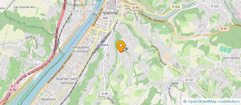 localisation de l'entreprise SOCIETE CIVILE MARMINHAC  VIENNE