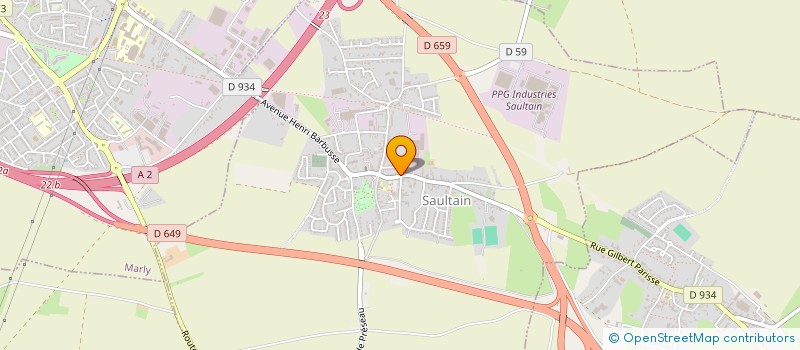 localisation de l'entreprise SOCIETE CIVILE MARQUISE  SAULTAIN