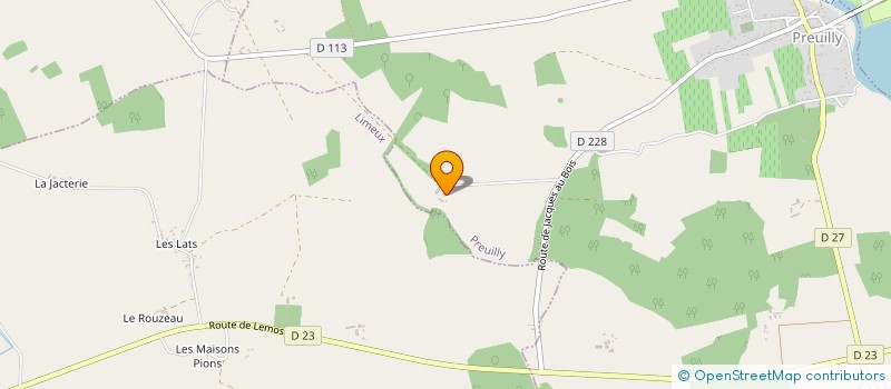 localisation de l'entreprise SOCIETE CIVILE MARTIN  PREUILLY
