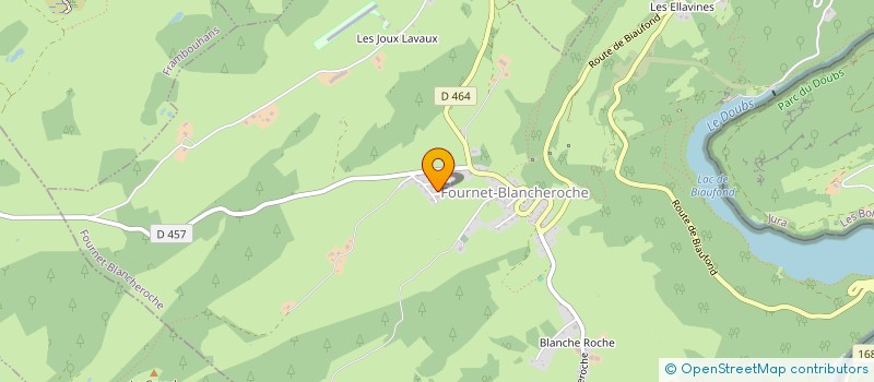 localisation de l'entreprise SOCIETE CIVILE MARTIN POUILLEREL  FOURNET-BLANCHEROCHE