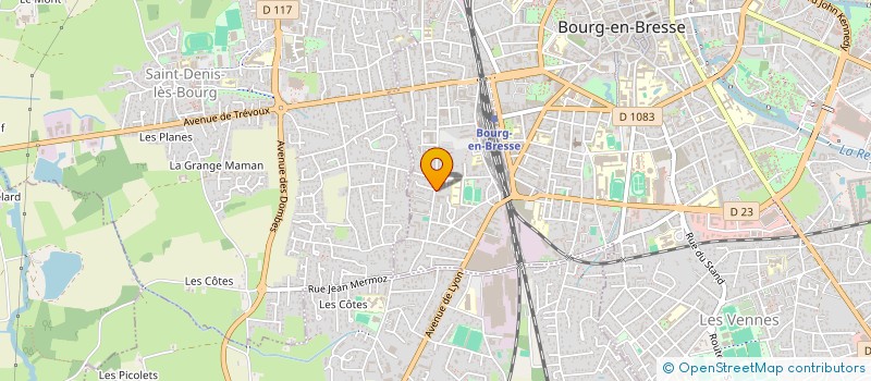 localisation de l'entreprise SOCIETE CIVILE MARTINEZ ET FILS à BOURG-EN-BRESSE