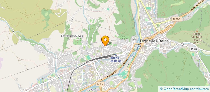 localisation de l'entreprise SOCIETE CIVILE MARYJE à DIGNE-LES-BAINS