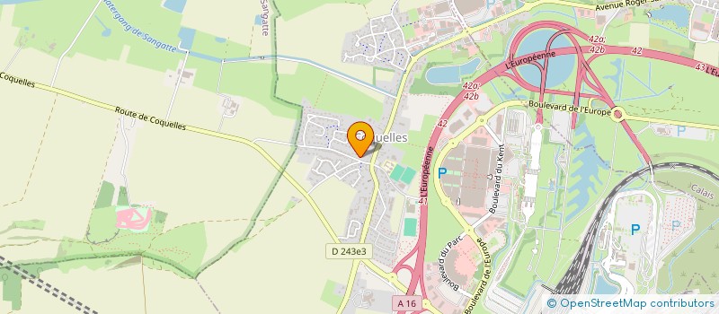 localisation de l'entreprise SOCIETE CIVILE MASSENA  COQUELLES