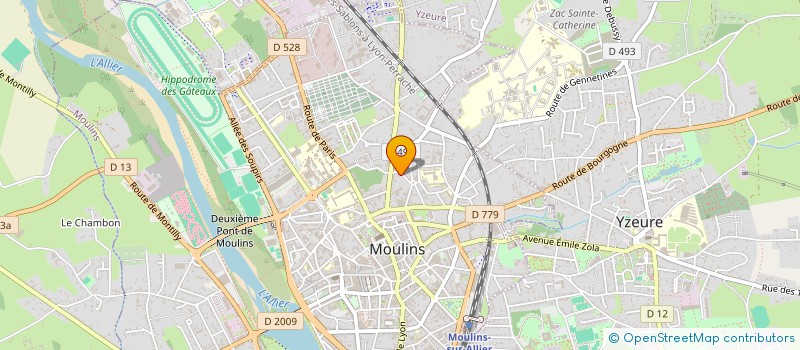 localisation de l'entreprise SOCIETE CIVILE MASSERET & ASSOCIES  MOULINS