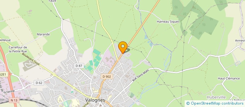 localisation de l'entreprise SOCIETE CIVILE MAUGER ANQUETIL MAUGER à VALOGNES