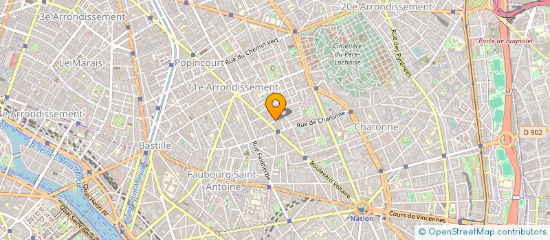 localisation de l'entreprise SOCIETE CIVILE MBC  PARIS