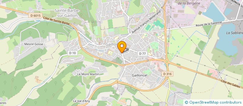 localisation de l'entreprise SOCIETE CIVILE MCN  GAILLON