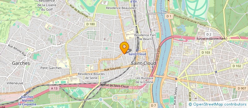 localisation de l'entreprise SOCIETE CIVILE MCPM à SAINT-CLOUD