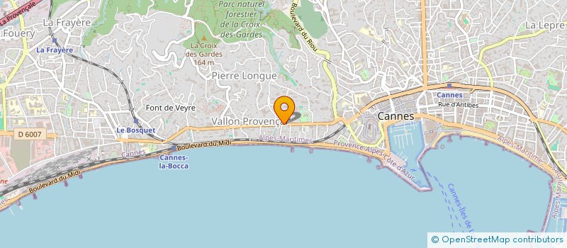 localisation de l'entreprise SOCIETE CIVILE MEDICAZUR à CANNES