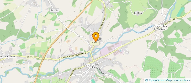 localisation de l'entreprise SOCIETE CIVILE MENNECIER LALEVEE  ALLONDANS