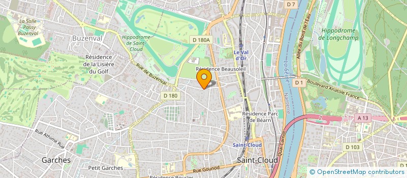 localisation de l'entreprise SOCIETE CIVILE MERCURE à SAINT-CLOUD