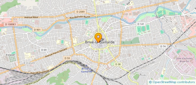 localisation de l'entreprise SOCIETE CIVILE MERIL  BRIVE-LA-GAILLARDE