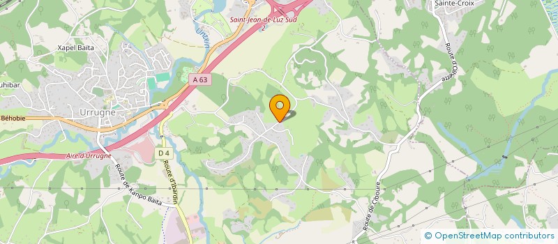 localisation de l'entreprise SOCIETE CIVILE MESROBIAN  URRUGNE