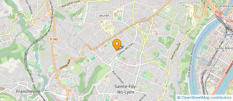 localisation de l'entreprise SOCIETE CIVILE METH-ROBIN  SAINTE-FOY-LES-LYON