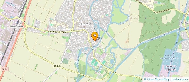 localisation de l'entreprise SOCIETE CIVILE MHP TRINDADE  ERSTEIN