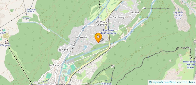 localisation de l'entreprise SOCIETE CIVILE MICHEL à CHAMONIX-MONT-BLANC