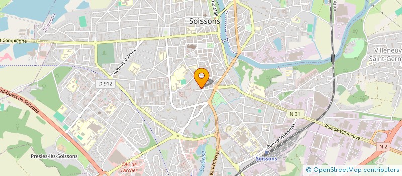 localisation de l'entreprise SOCIETE CIVILE MIF (SOCMIF) à SOISSONS