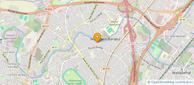 localisation de l'entreprise SOCIETE CIVILE MIFADO à MARCQ-EN-BARŒUL