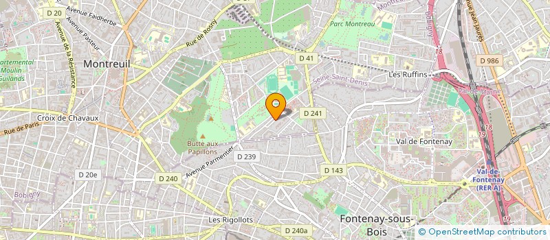 localisation de l'entreprise SOCIETE CIVILE MIKAEL à MONTREUIL